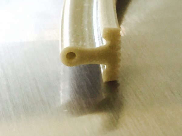 Extruded silicone seal
